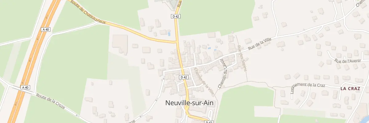 Plan du 158 Rue du Revermont à Neuville-sur-Ain