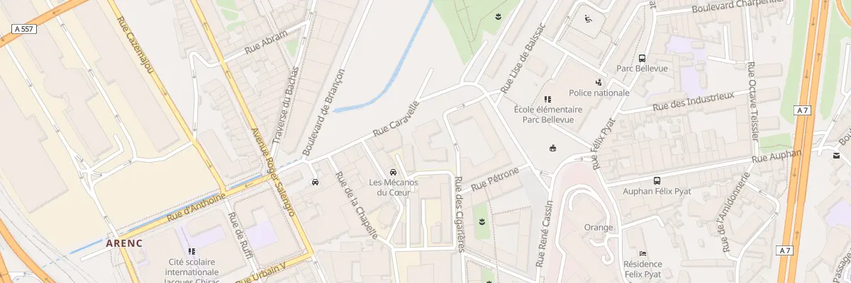 Plan du 21 Rue des cigarieres à Marseille 3e Arrondissement