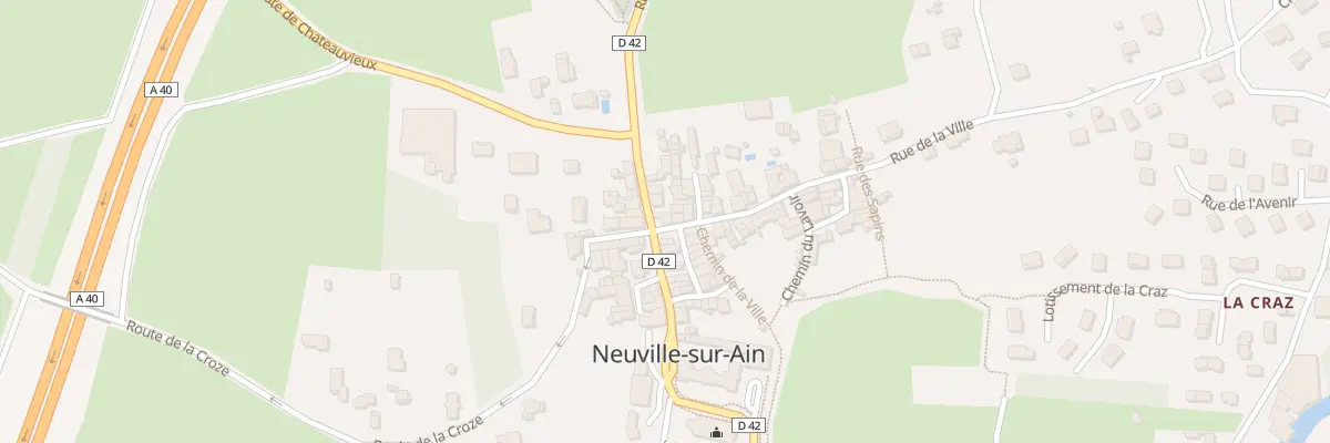 Plan du 3 Rue de la Ville à Neuville-sur-Ain