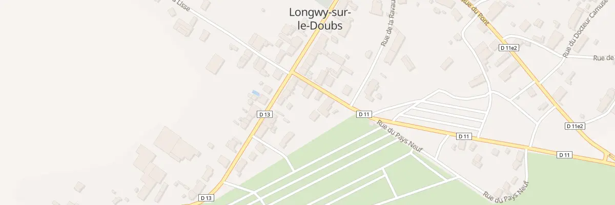 Plan du 3 Rte du Champ de Foire à Longwy-sur-le-Doubs