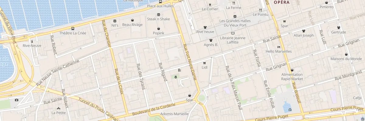 Plan du 70 Rue sainte à Marseille 7e Arrondissement