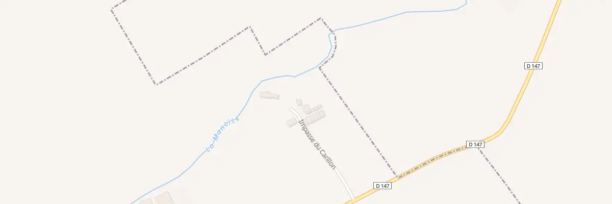 Plan du 2 Imp du Carillon à Manois