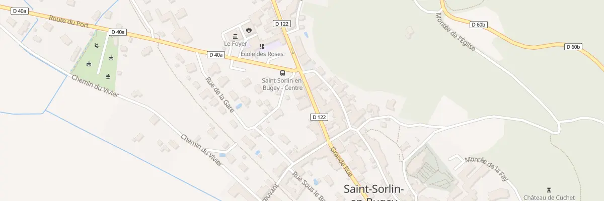 Plan du 112B Gr Grande Rue à Saint-Sorlin-en-Bugey