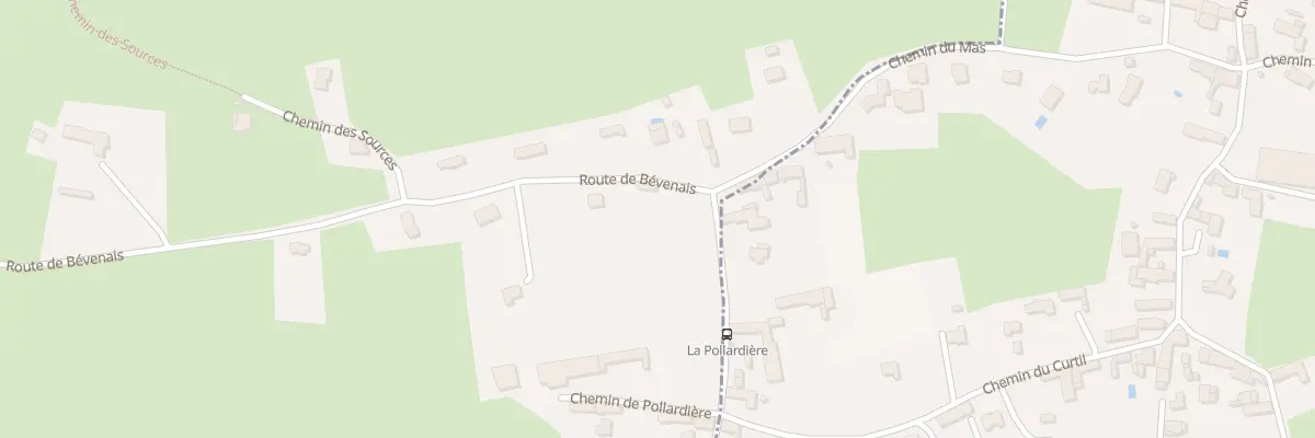 Plan du 1314 Rte de Bévenais à La Frette
