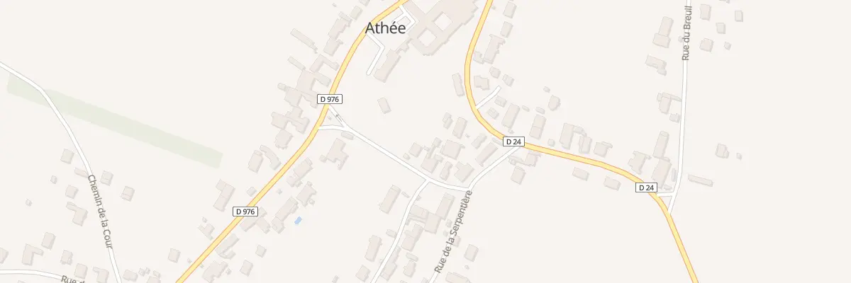 Plan du 5 Rue de la Bascule à Athée