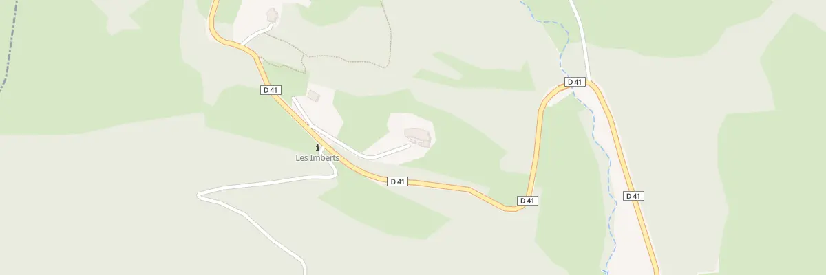 Plan du 5004 Les Imberts à Savoillan