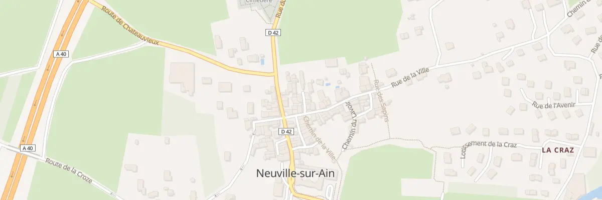 Plan du 33 Imp des Cavets à Neuville-sur-Ain