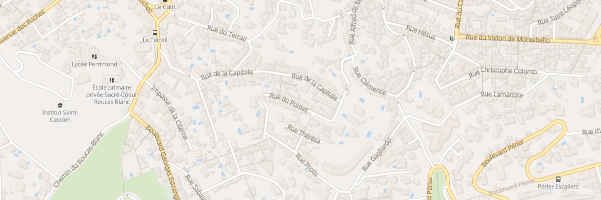 Plan du 18 Rue du pontet à Marseille 7e Arrondissement