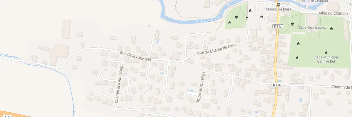 Plan du 32 Rue de la Fabrique à Cessieu