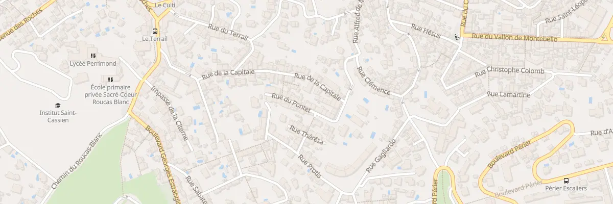 Plan du 16 Rue du pontet à Marseille 7e Arrondissement