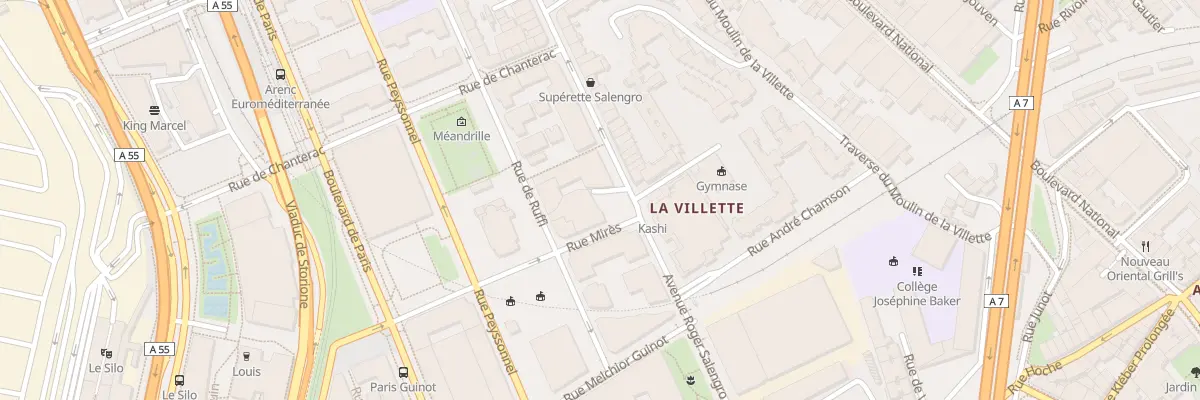 Plan du 4 Rue mires à Marseille 3e Arrondissement