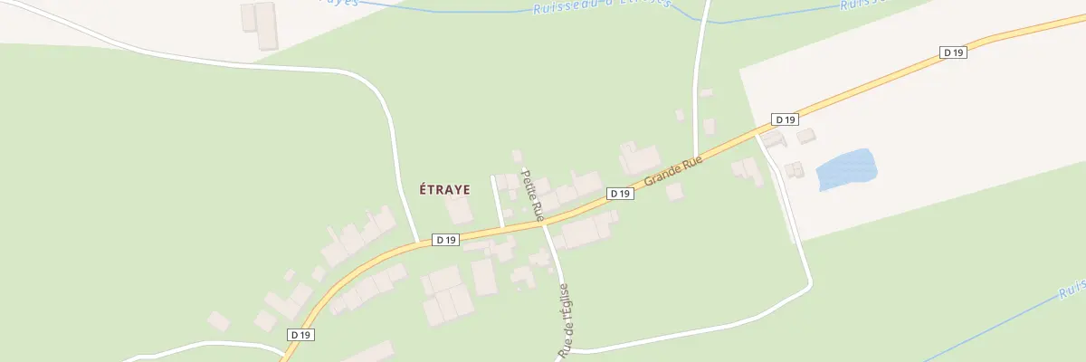 Plan du 2 Ptr Petite Rue à Étraye
