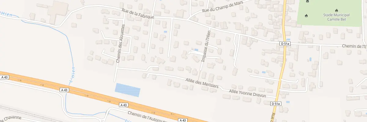 Plan du 27B Rue de la Fabrique à Cessieu