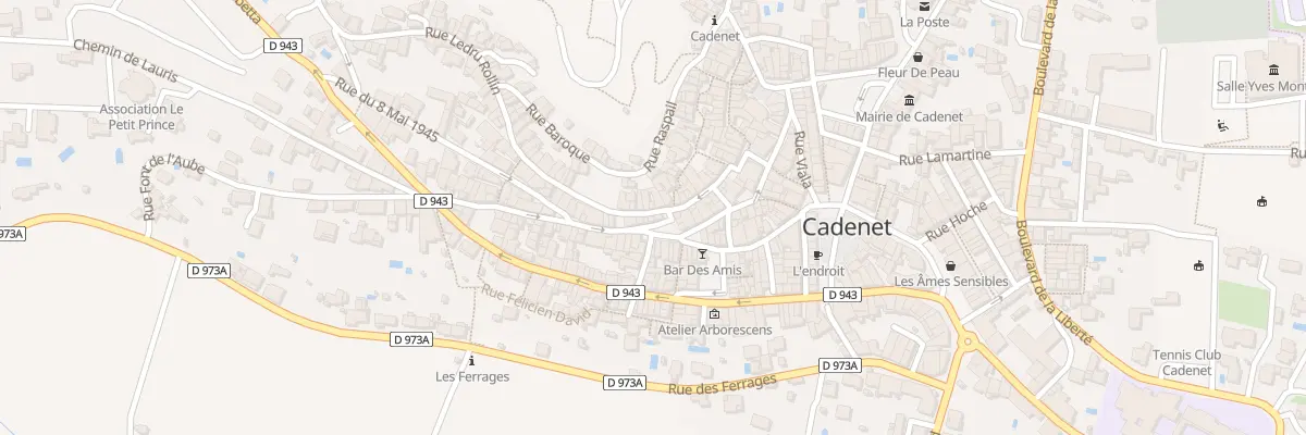 Plan du 3 Rue Ledru Rollin à Cadenet