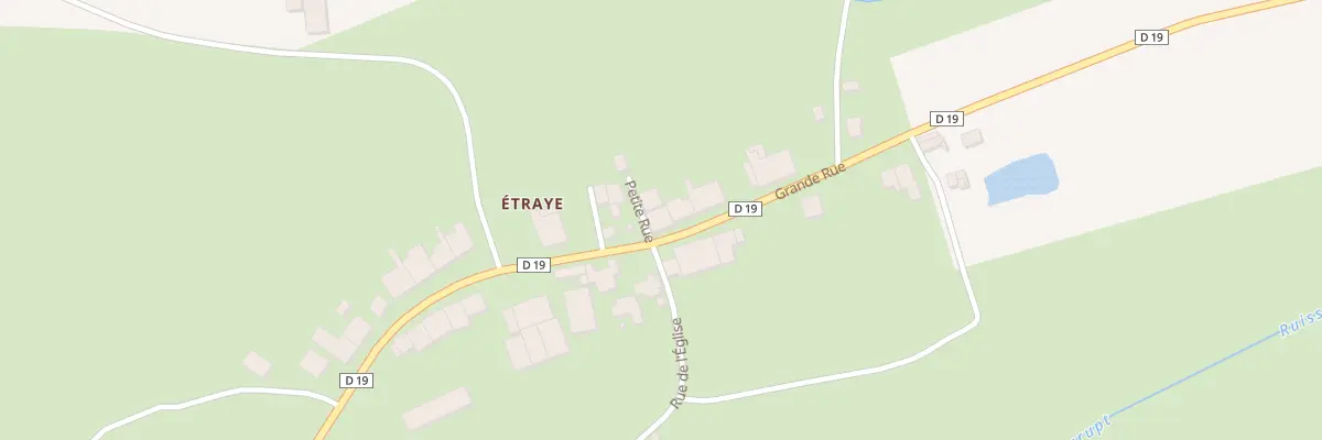 Plan du 10 Gr Grande Rue à Étraye