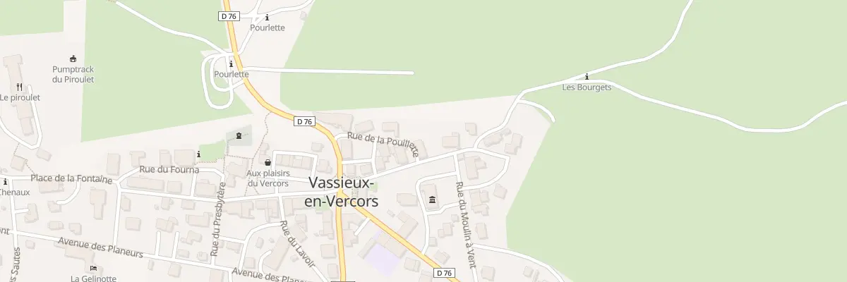 Plan du 95 Rue Cote Louviere à Vassieux-en-Vercors