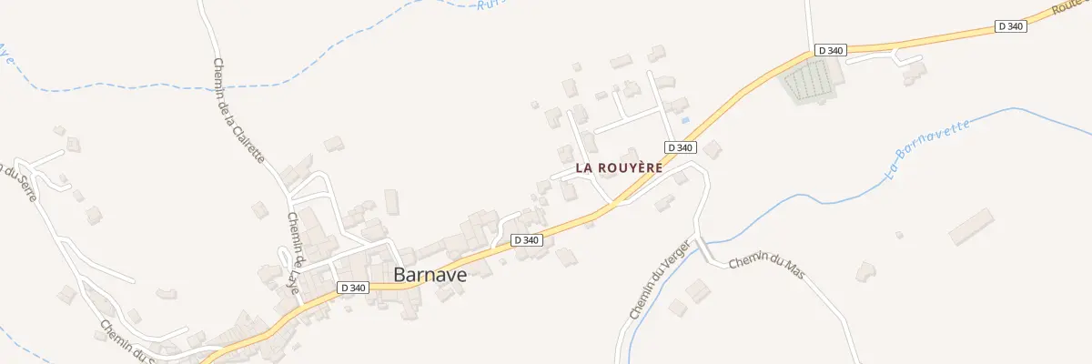 Plan du 45 Che de la Rouyère à Barnave
