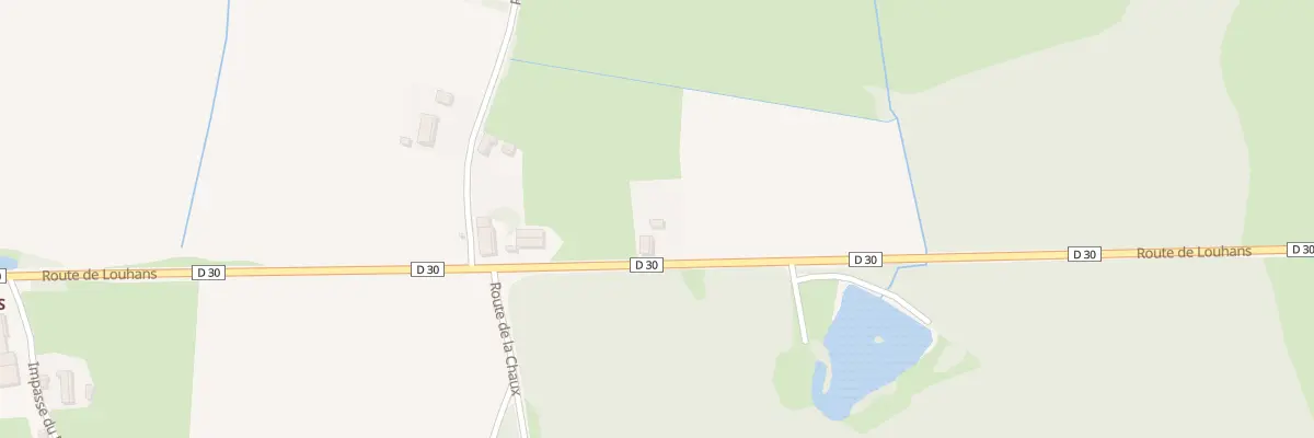 Plan du 3814 Rte de Louhans à Savigny-en-Revermont