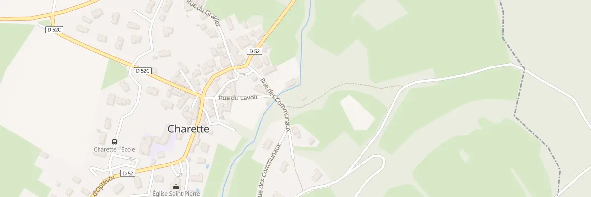 Plan du 77 Rue des Communaux à Charette