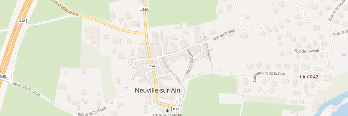 Plan du 56 Rue de la Ville à Neuville-sur-Ain