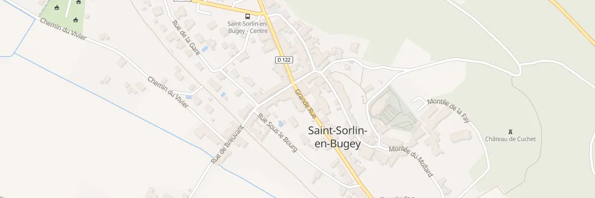 Plan du 126 Gr Grande Rue à Saint-Sorlin-en-Bugey