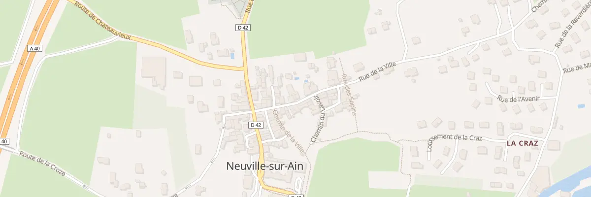 Plan du 71 Rue de la Ville à Neuville-sur-Ain
