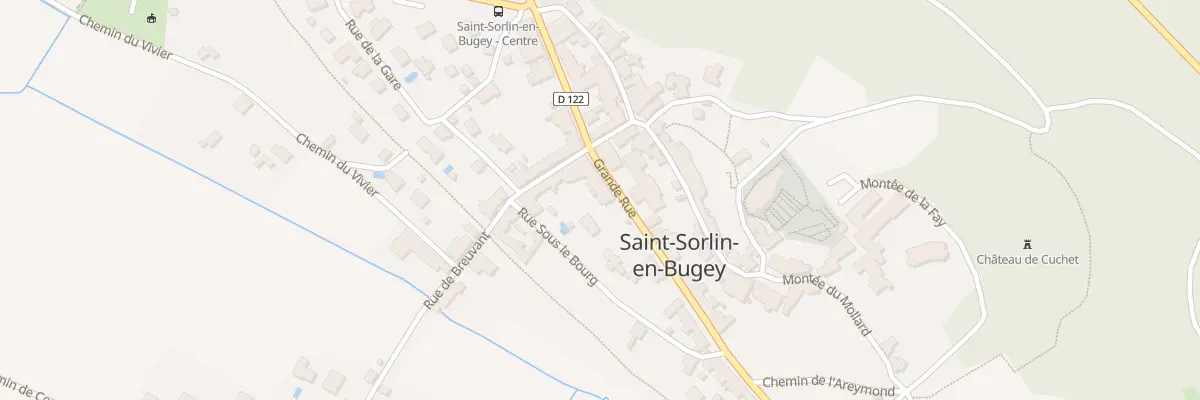 Plan du 130 Gr Grande Rue à Saint-Sorlin-en-Bugey