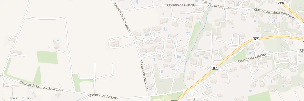 Plan du 6156F Che de Damazian à Saint-Saturnin-lès-Apt