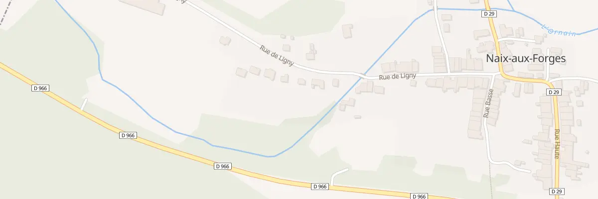 Plan du 33 Rue de Ligny à Naix-aux-Forges