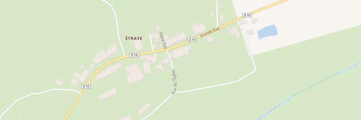 Plan du 15 Gr Grande Rue à Étraye
