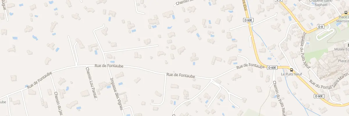 Plan du 242 Rte de Fontaube à Cabriès