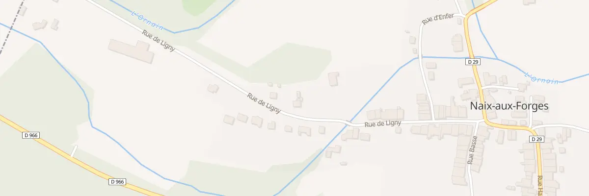Plan du 32B Rue de Ligny à Naix-aux-Forges