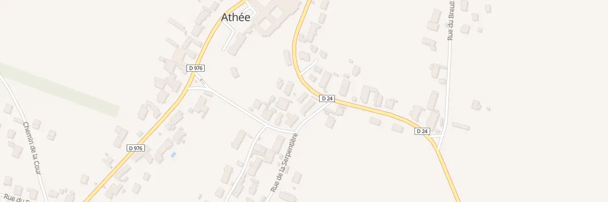 Plan du 4 Rue de la Saône à Athée