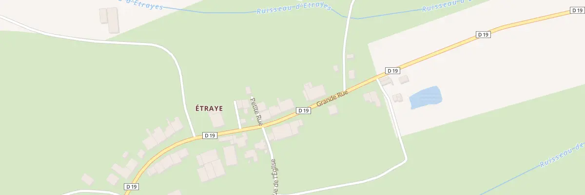 Plan du 6 Gr Grande Rue à Étraye