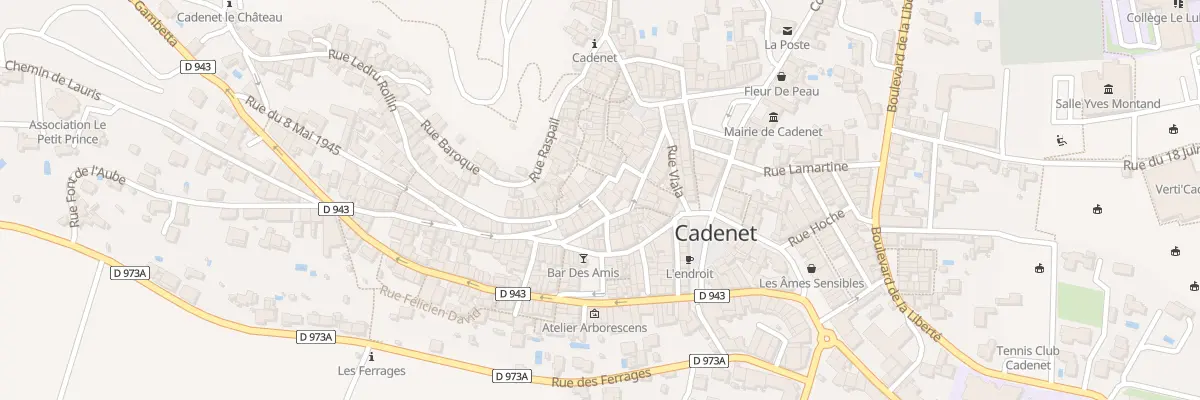 Plan du 7 Rue du Tambour d’Arcole à Cadenet
