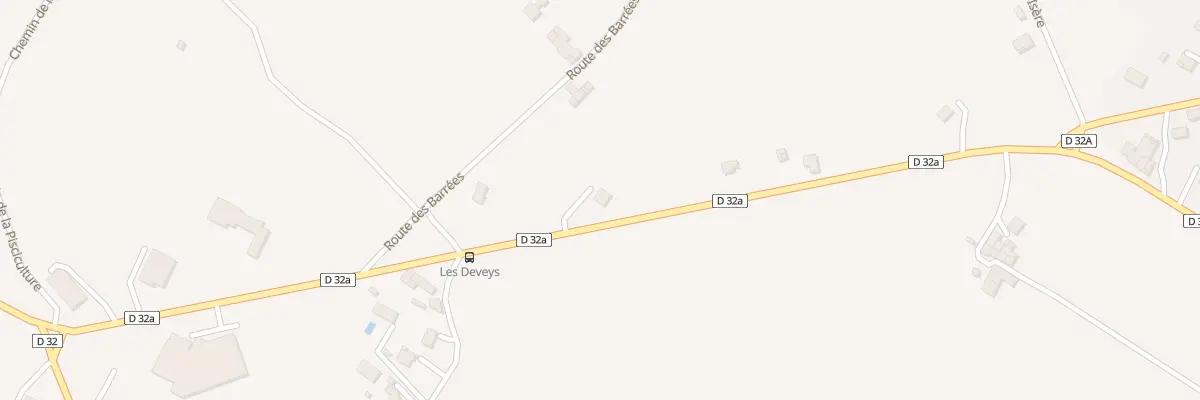 Plan du 630 Rte de Saint-Sauveur à Izeron