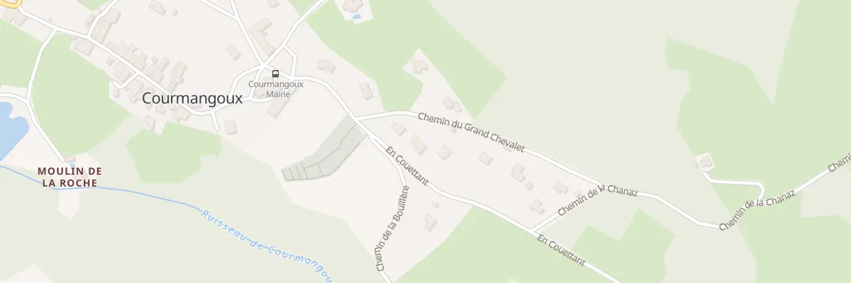 Plan du 231 En Couettant à Courmangoux
