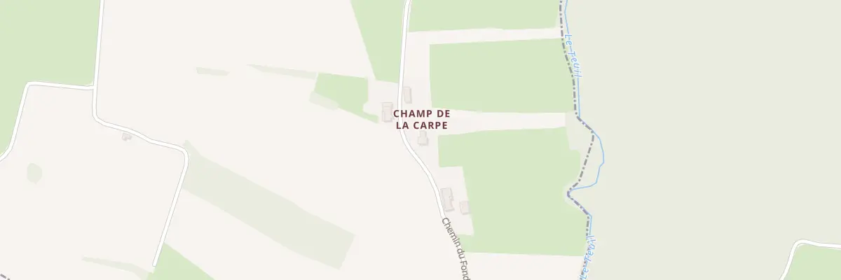 Plan du 285 Che du Fond de Rebuans à Saillenard
