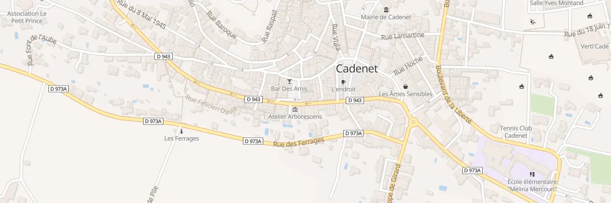 Plan du 22 Av Gambetta à Cadenet