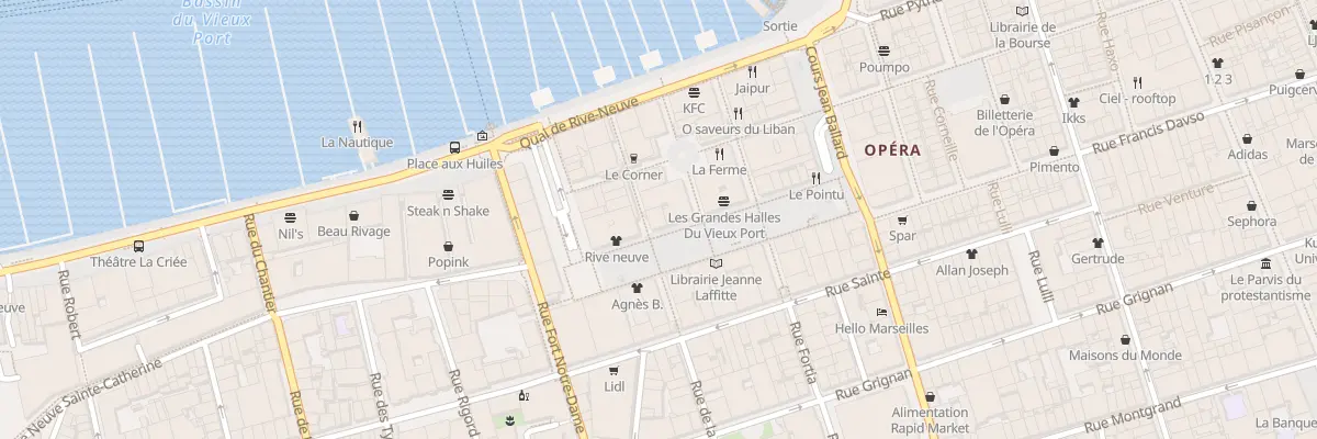 Plan du 21 Rue de la paix marcel paul à Marseille 1er Arrondissement