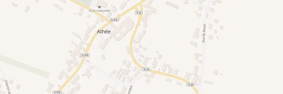 Plan du 11C Rue de la Saône à Athée