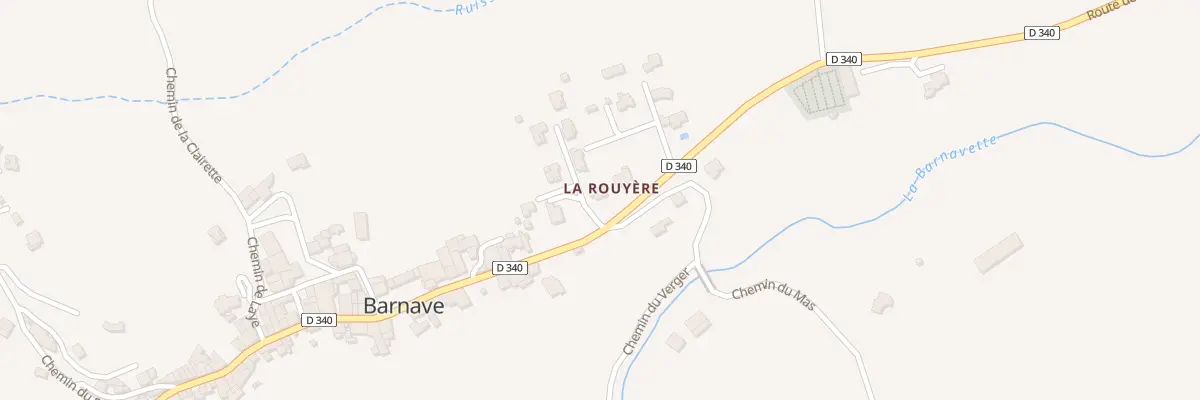Plan du 5001A La Rouyère à Barnave