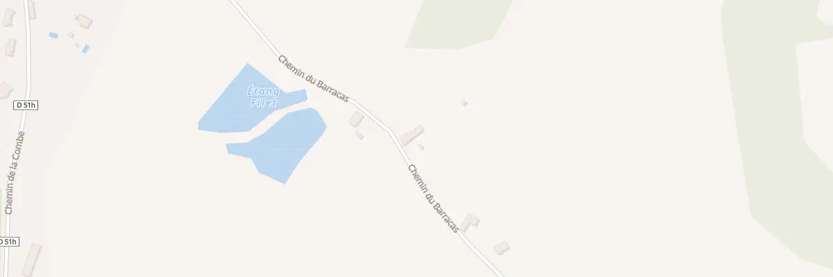 Plan du 100 Che du Barracas à Biol