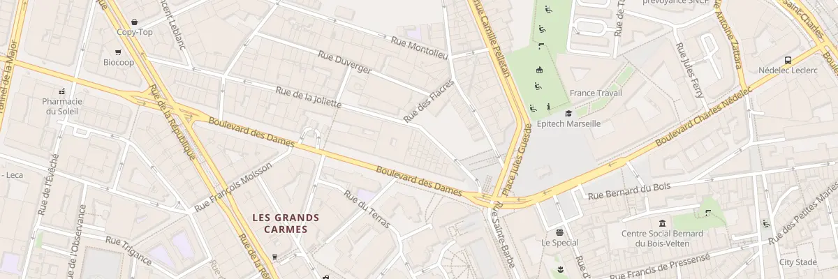 Plan du 17 Rue de la joliette à Marseille 2e Arrondissement