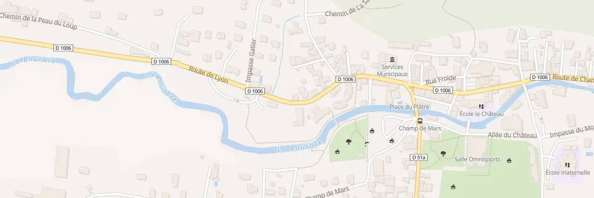 Plan du 32 Rte de Lyon à Cessieu