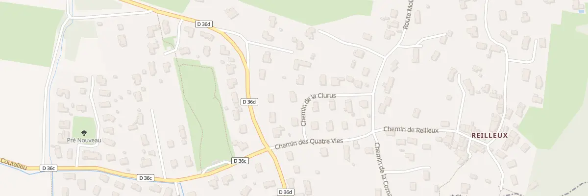 Plan du 45 Che de la Clurus à Douvres