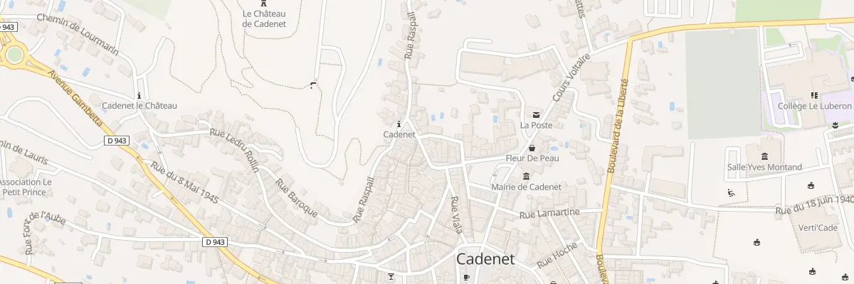Plan du 16 Rue Marceau à Cadenet
