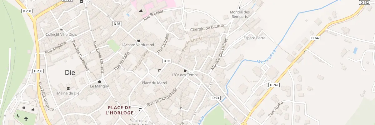 Plan du 103 Rue Camille Buffardel à Die