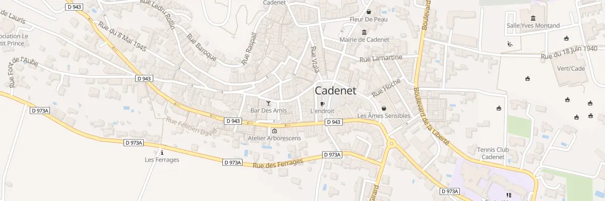 Plan du 6 Rue du Boeuf à Cadenet