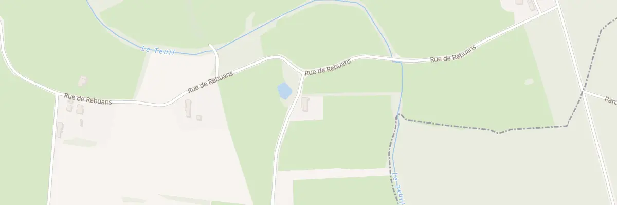 Plan du 41 Che du Fond de Rebuans à Saillenard
